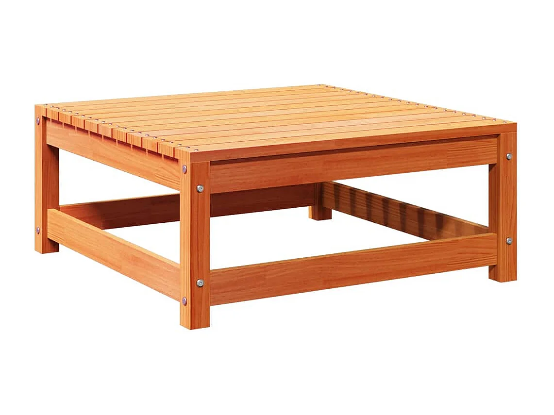 5 pcs conjunto de sofás de jardim pinho maciço castanho-mel