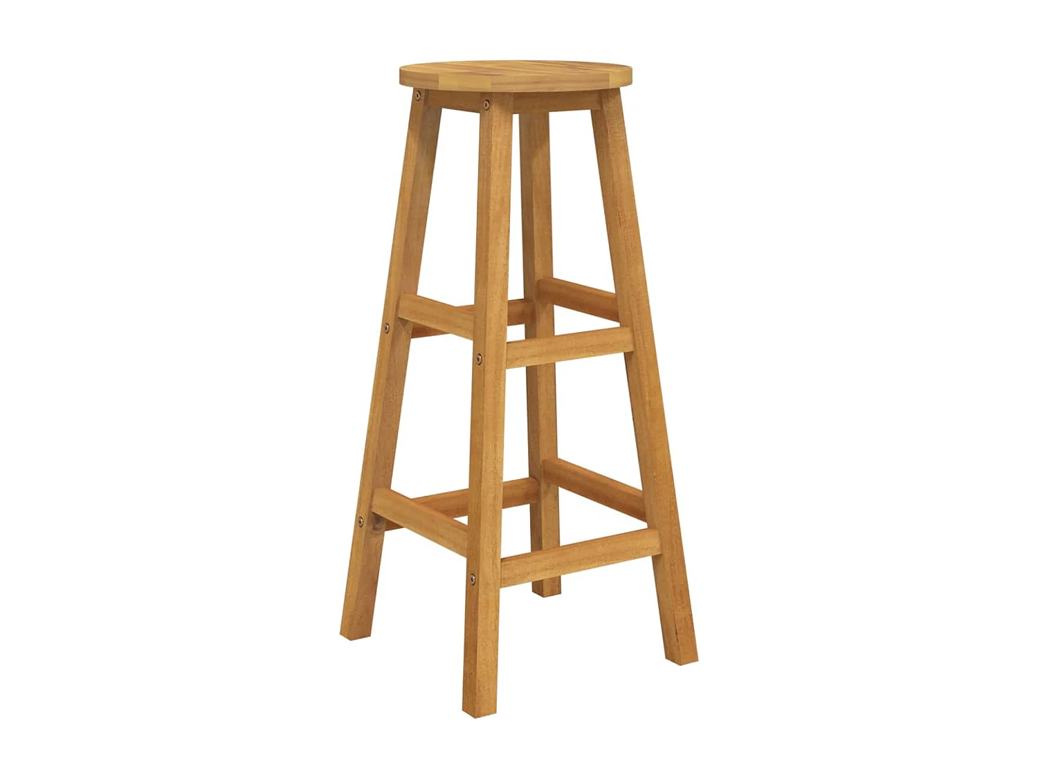 Set da Bar da Giardino 5 pz in Legno Massello di Acacia