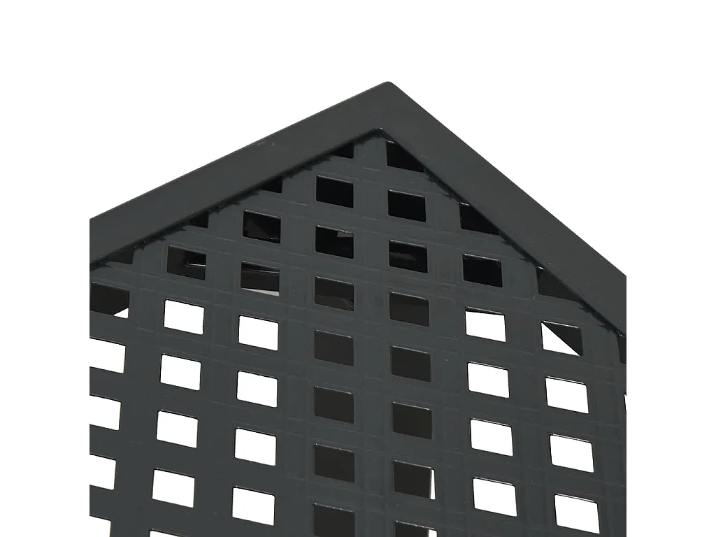 5-tlg. Garten-Essgruppe Anthrazit Stahl