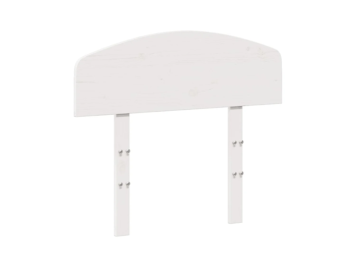 Tête de lit blanc 90 cm bois massif de pin