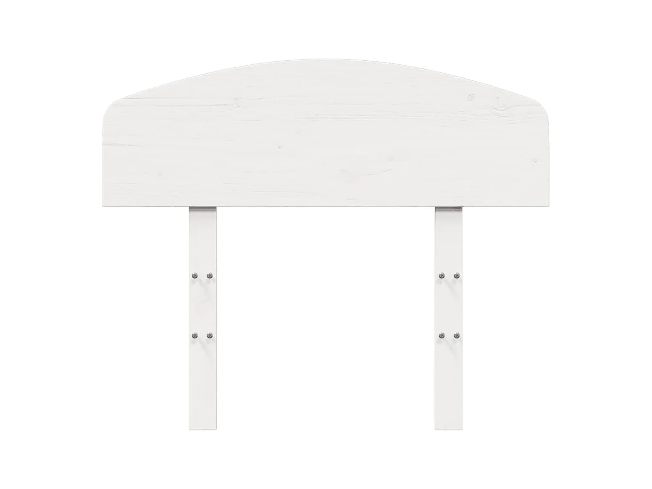 Tête de lit blanc 90 cm bois massif de pin