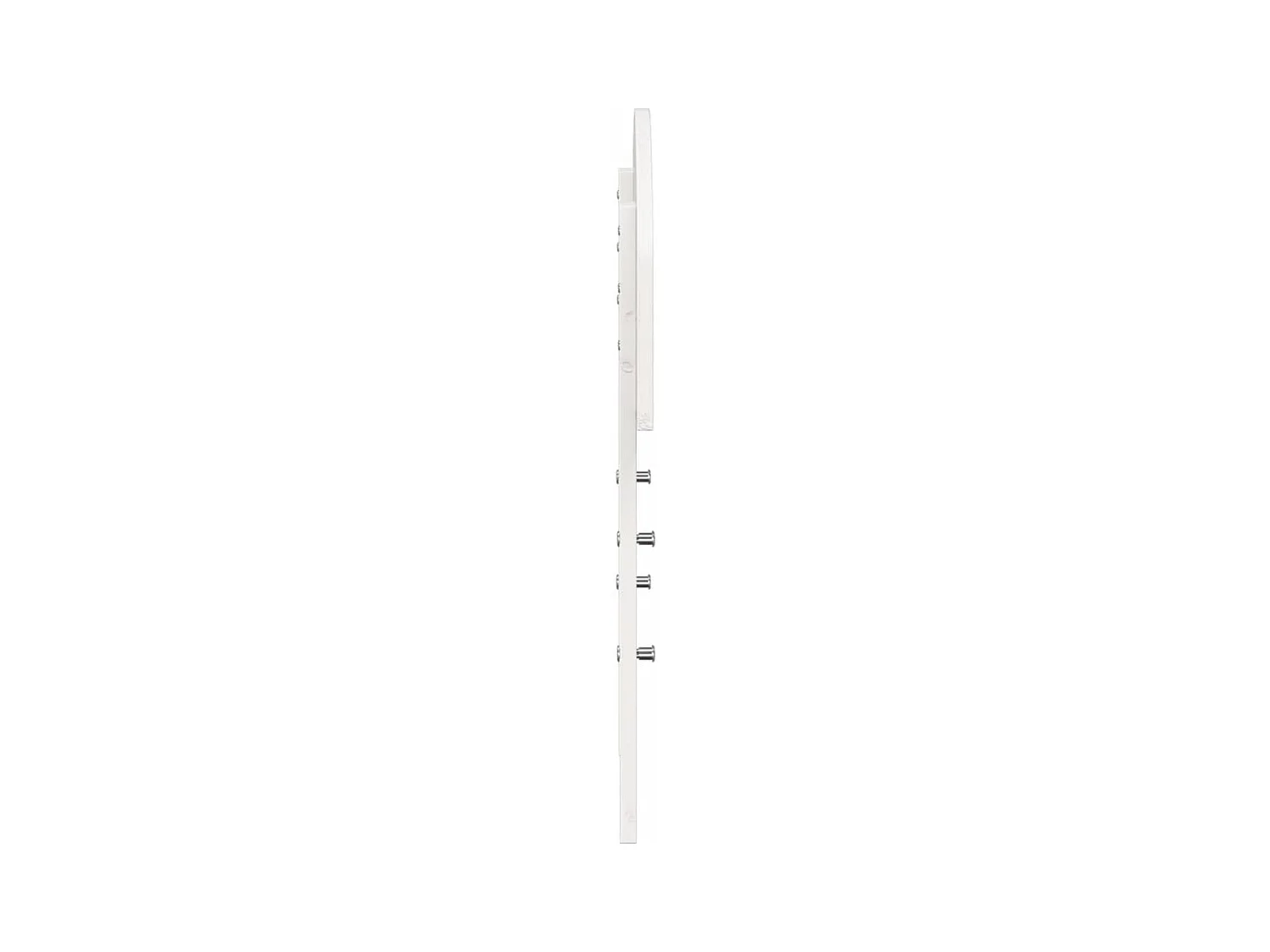 Tête de lit blanc 90 cm bois massif de pin