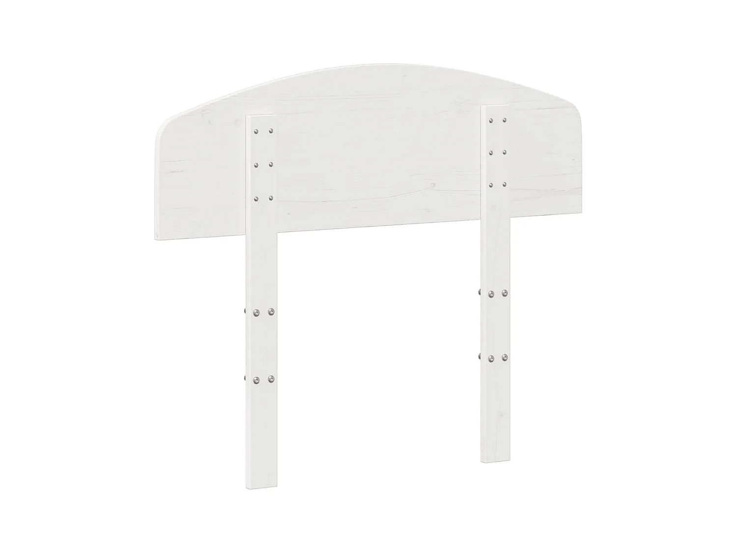 Tête de lit blanc 90 cm bois massif de pin
