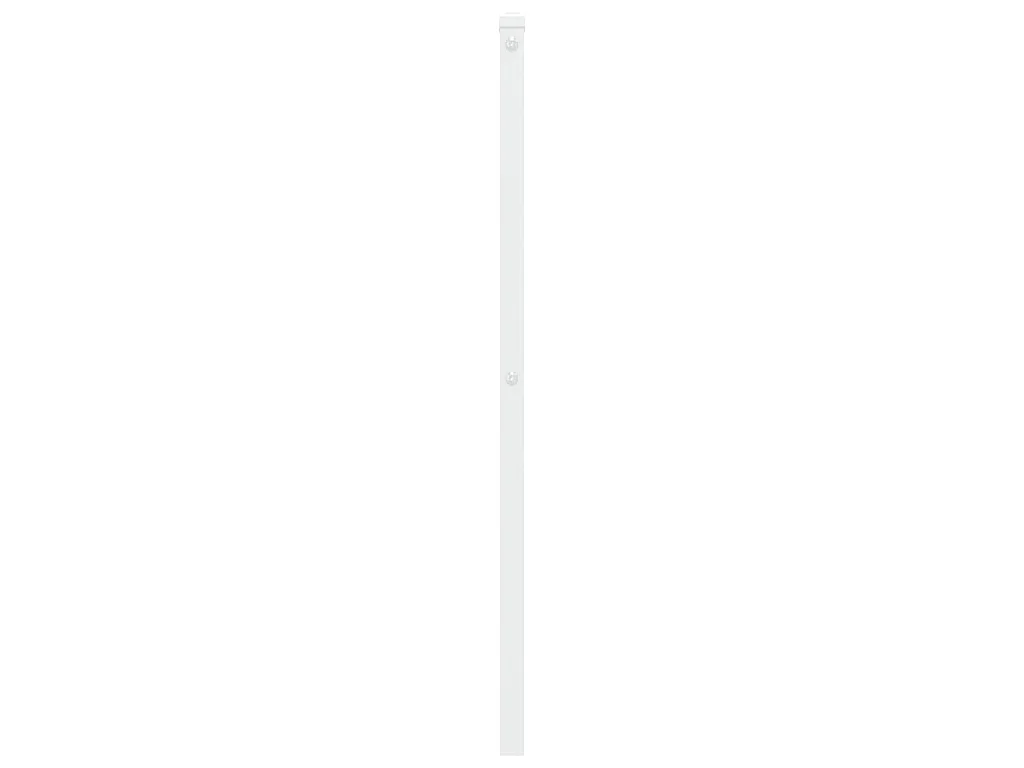 Vervangend hoofdbord 75 cm metaal wit