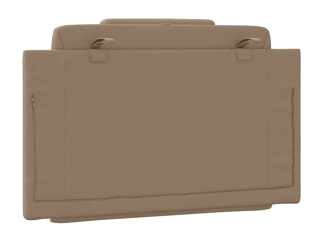 Coussin de tête de lit Viana cappuccino 90 cm similicuir