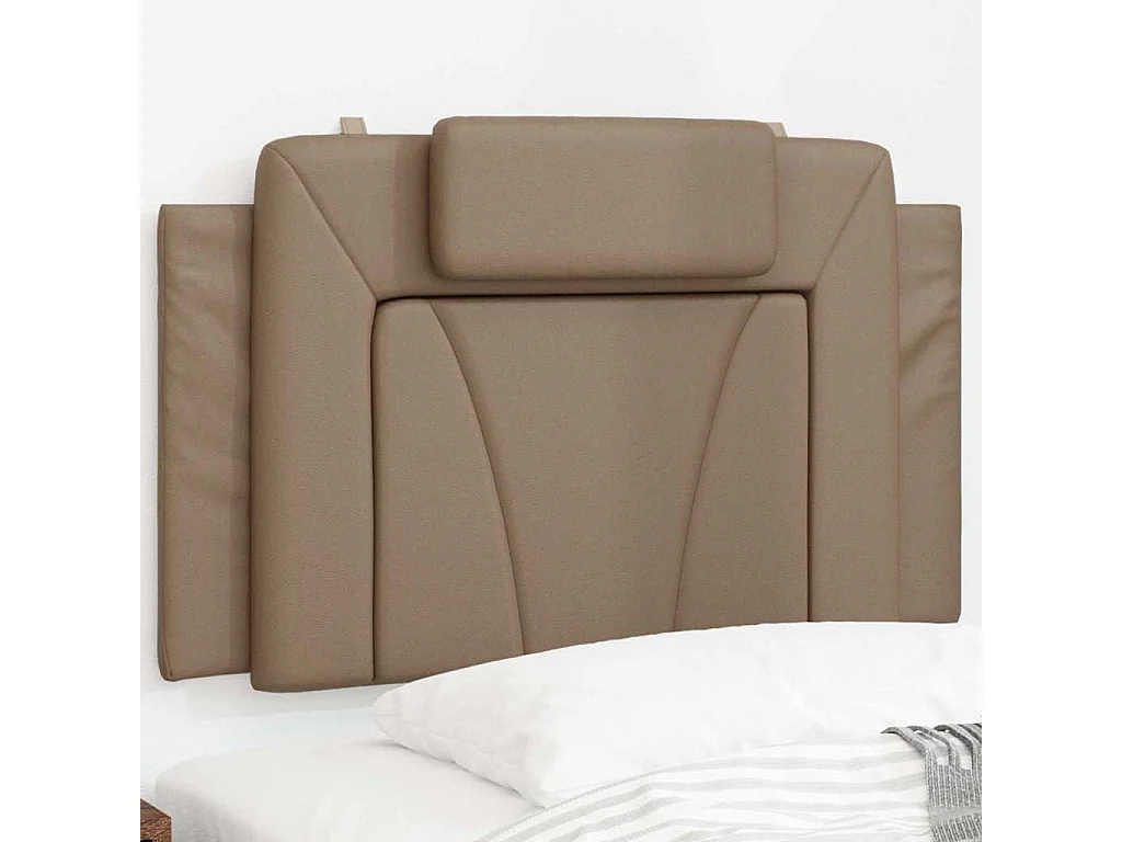 Coussin de tête de lit Viana cappuccino 90 cm similicuir