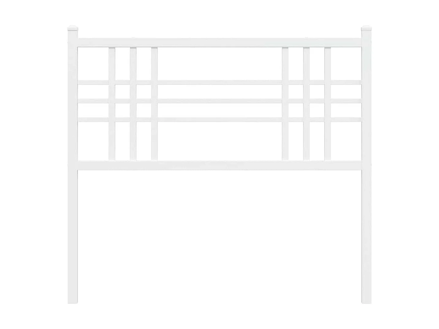 Tête de lit de remplacement métal blanc 100 cm