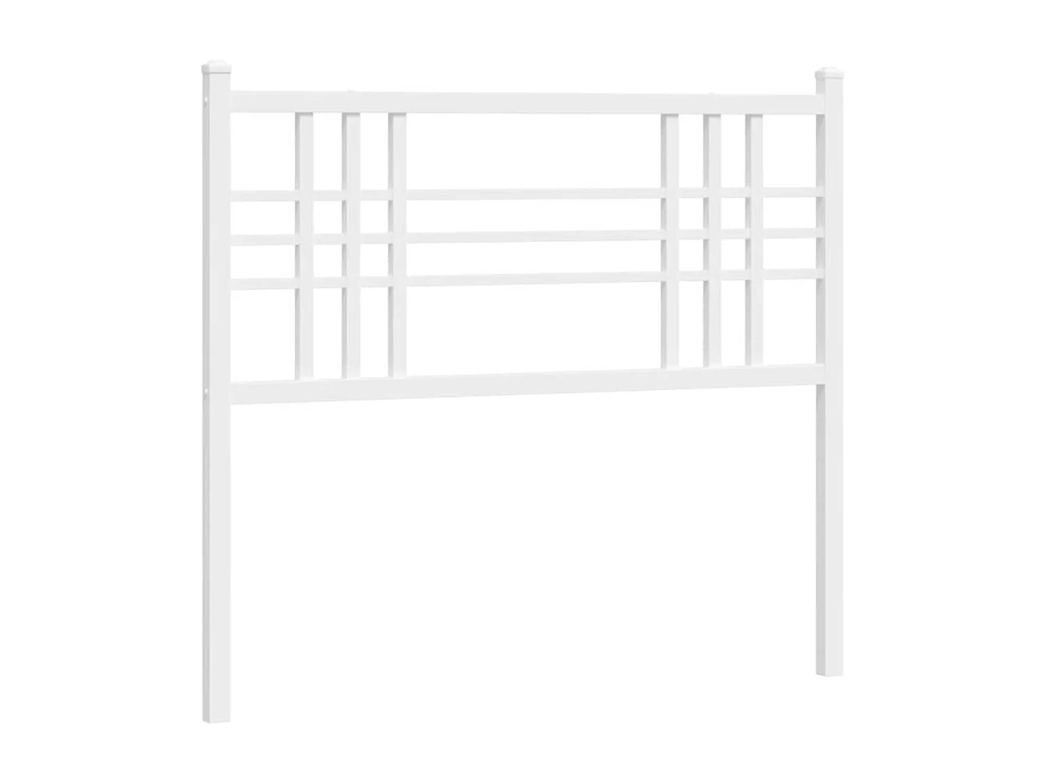 Testiera di Ricambio in Metallo Bianco 100 cm