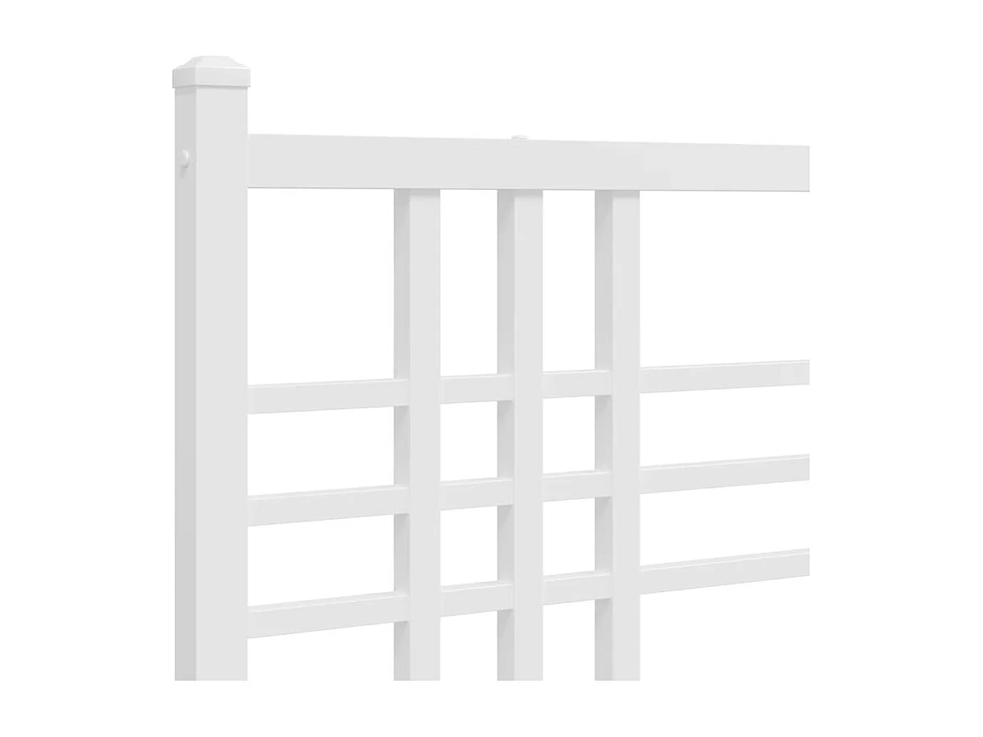 Testiera di Ricambio in Metallo Bianco 100 cm