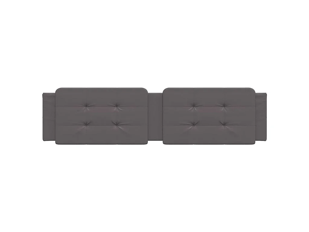 Cuscino Testiera Zadar Grigio 200 cm in Similpelle