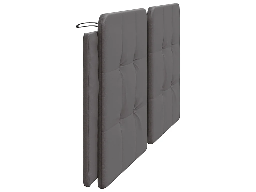 Cuscino Testiera Zadar Grigio 200 cm in Similpelle