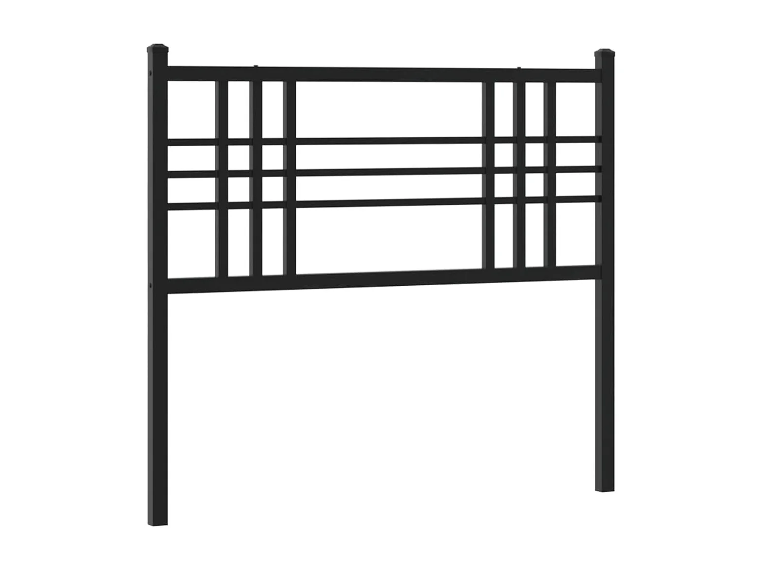Cabeceira de cama 90 cm metal preto
