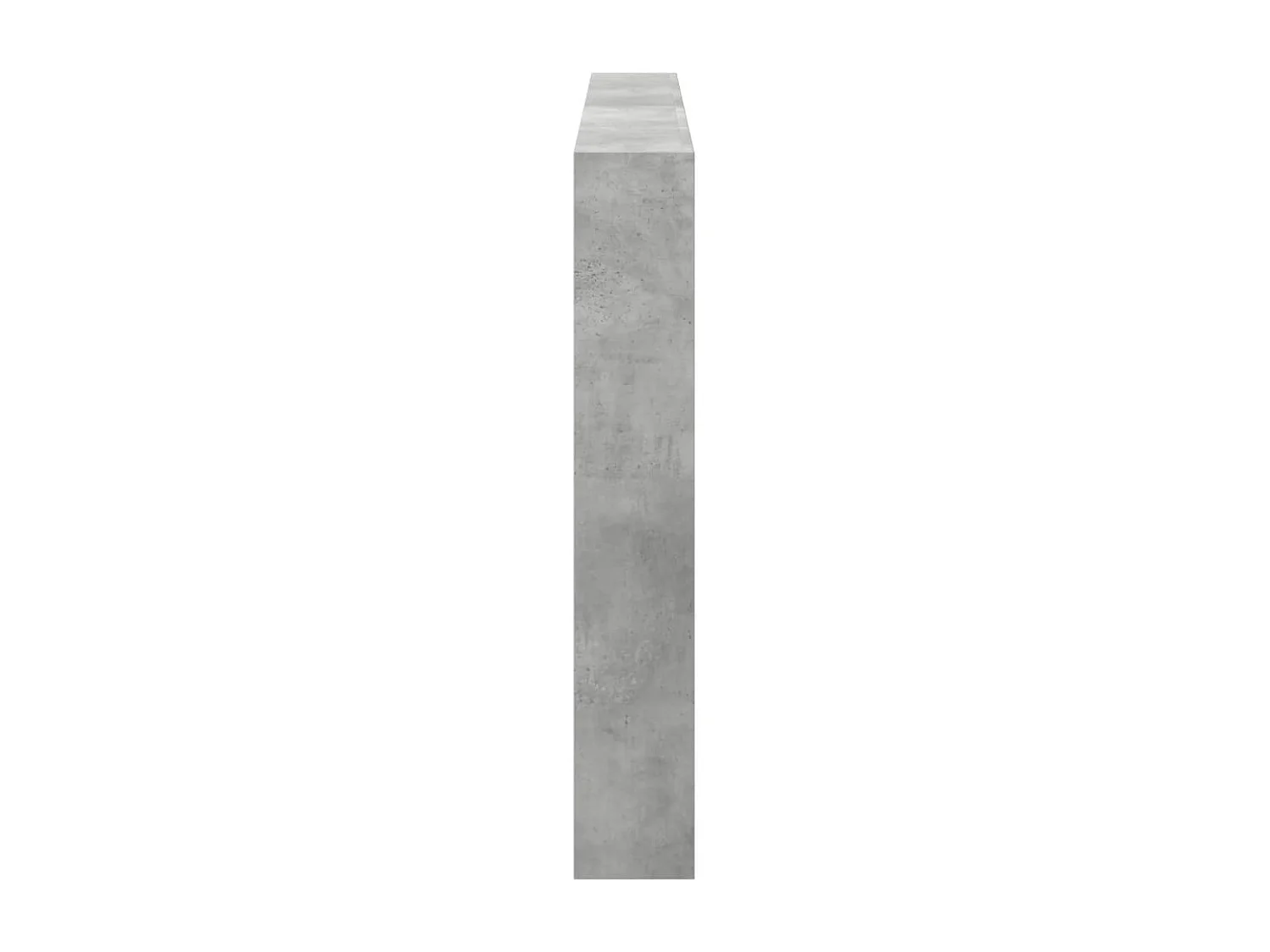 LED-Kopfteil mit Ablage Betongrau 180x17x102 cm