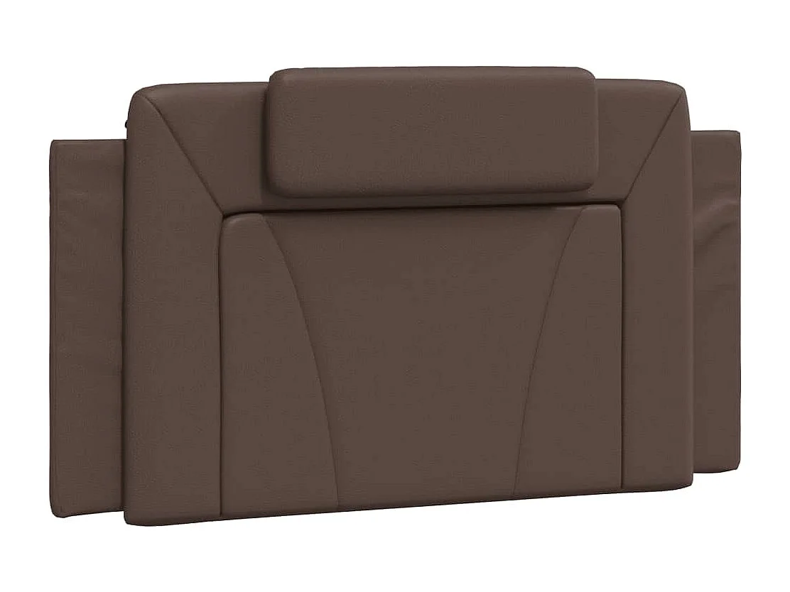 Cuscino Testiera Viana Marrone 100 cm in Similpelle
