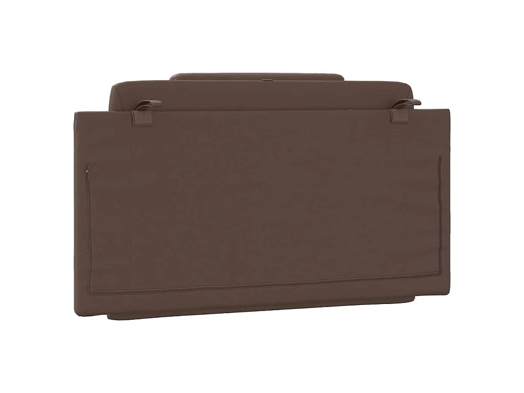 Cuscino Testiera Viana Marrone 100 cm in Similpelle