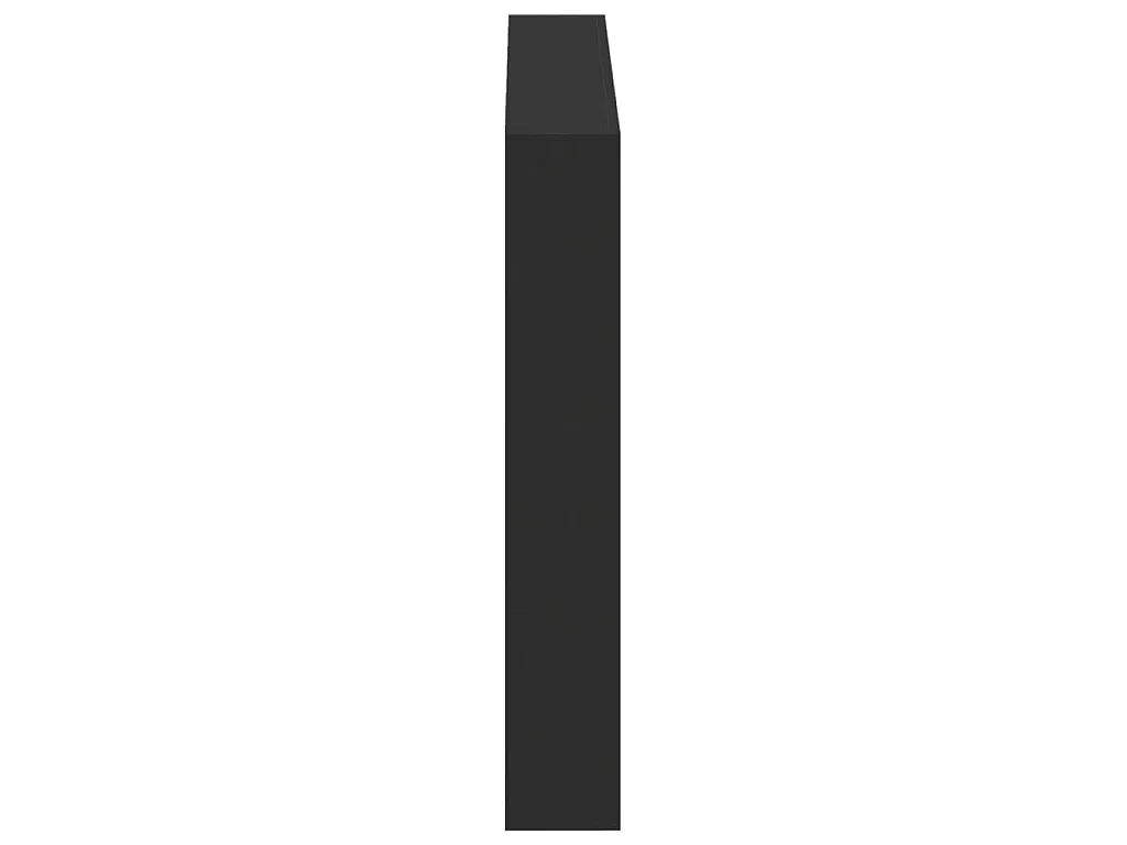 Armário de cabeceira com luzes LED 120x17x102 cm preto