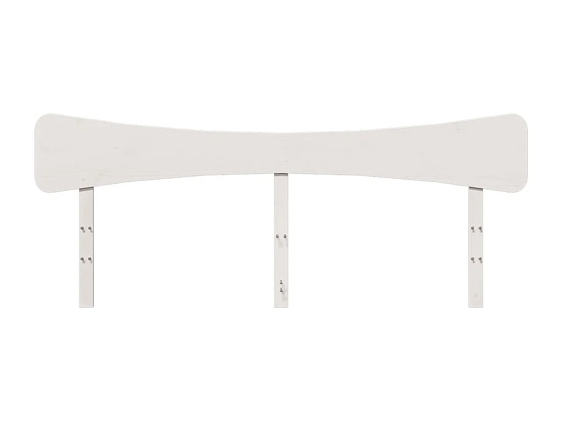Tête de lit blanc 180 cm bois massif de pin