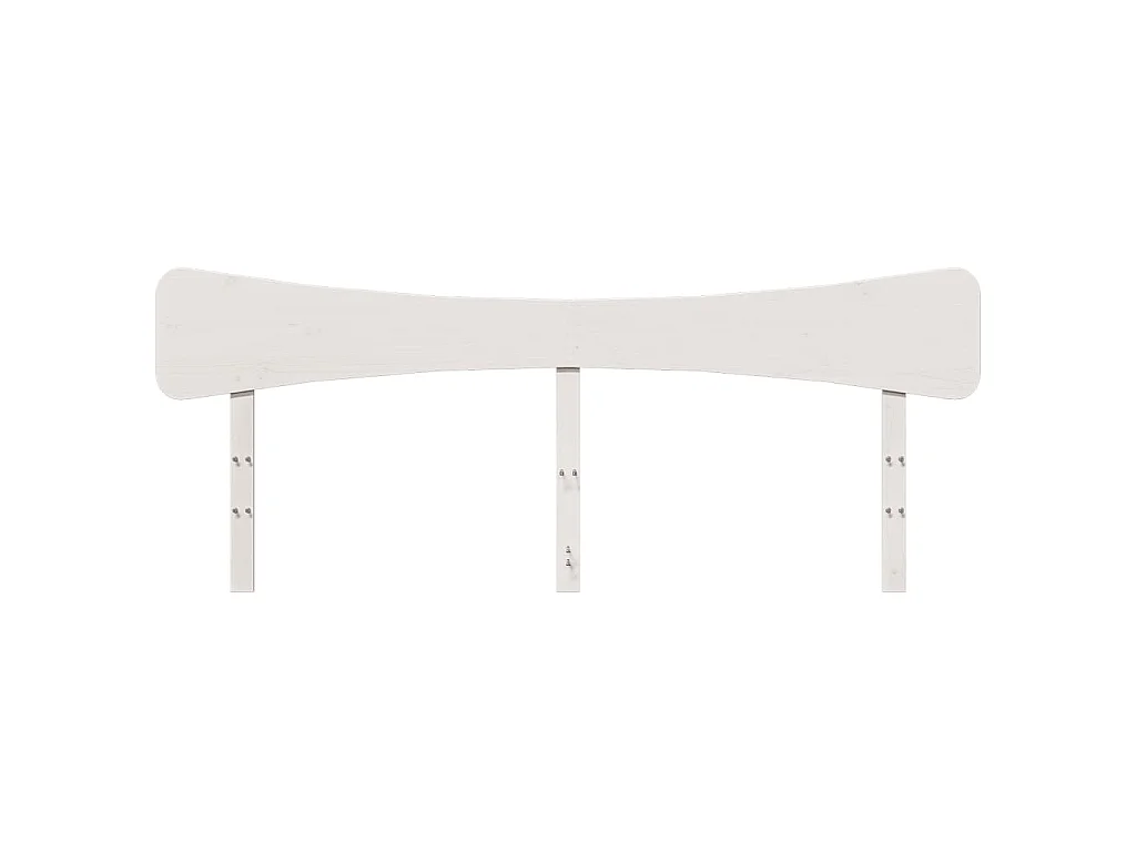 Hoofdbord 180 cm massief grenenhout wit