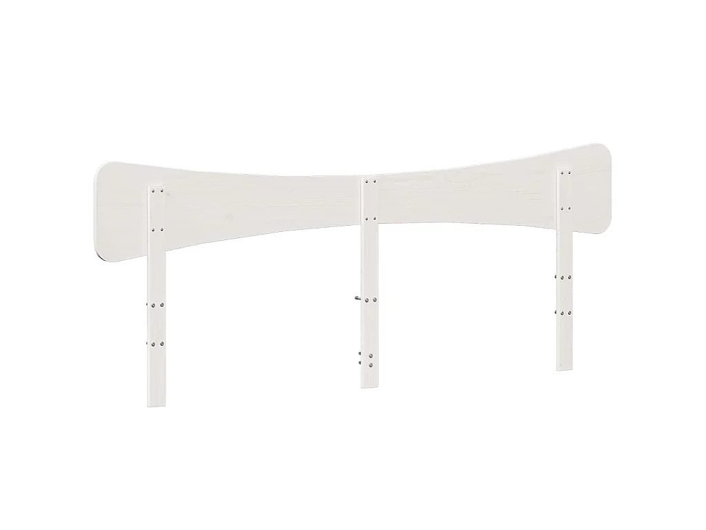 Hoofdbord 180 cm massief grenenhout wit