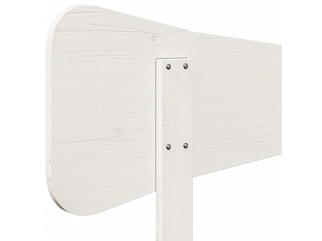 Hoofdbord 180 cm massief grenenhout wit