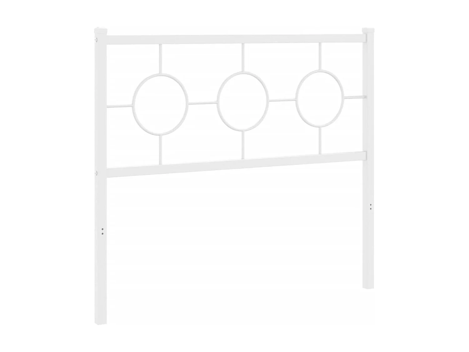 Tête de lit de remplacement métal blanc 100 cm