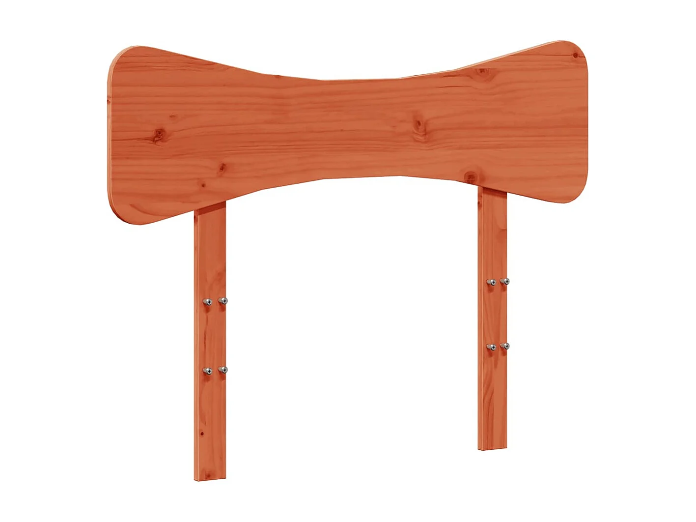 Hoofdbord 90 cm massief grenenhout wasbruin