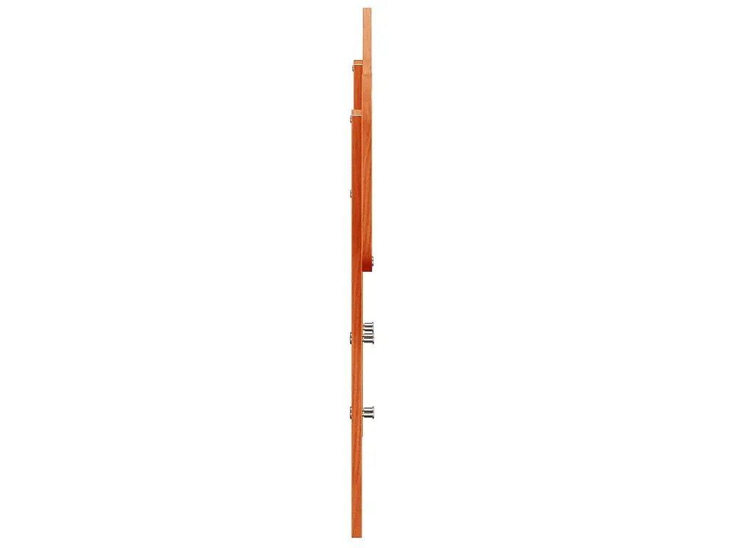 Hoofdbord 90 cm massief grenenhout wasbruin