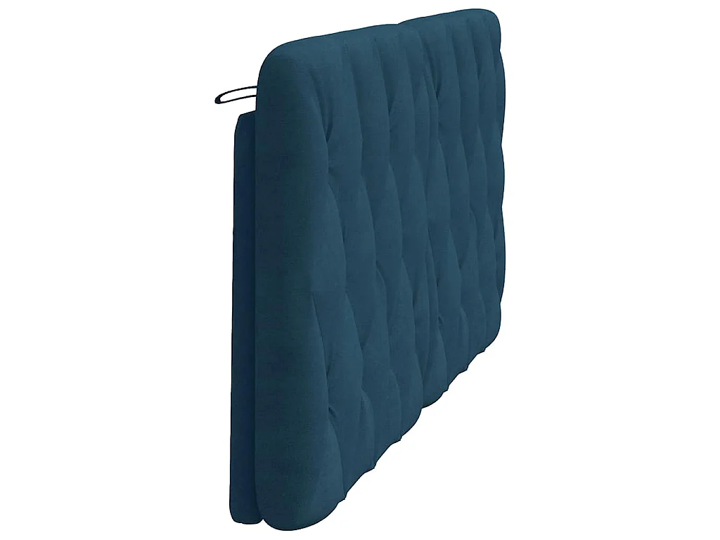 Almofadão de cabeceira 160 cm veludo azul