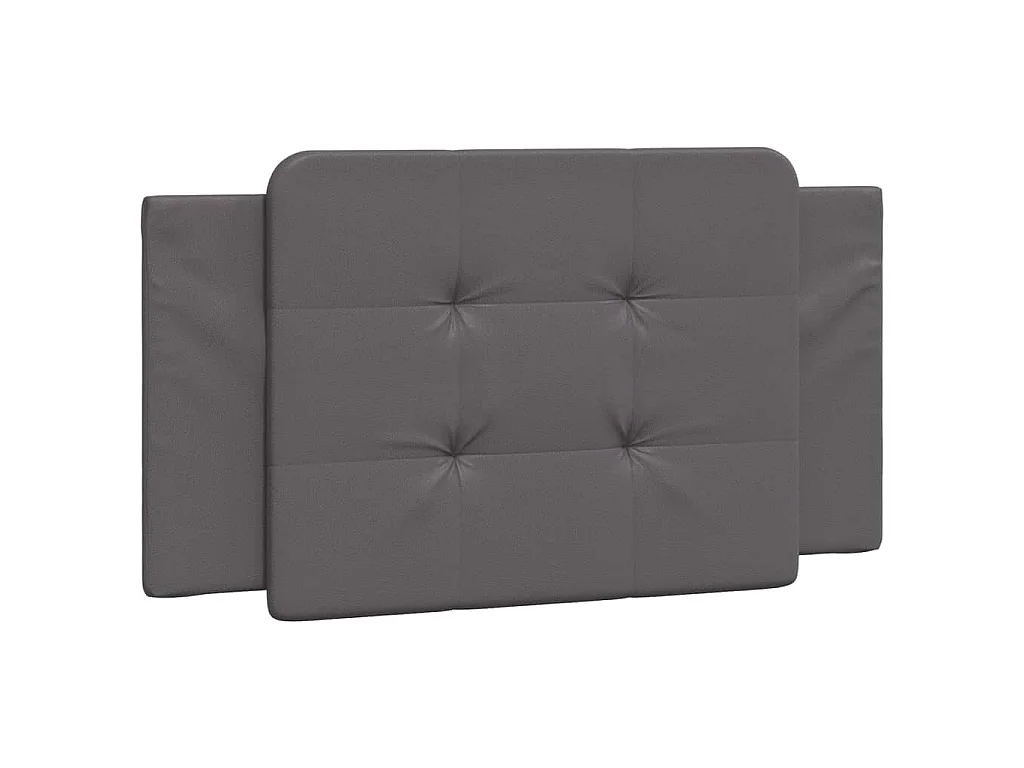 Cuscino Testiera Zadar Grigio 100 cm in Similpelle