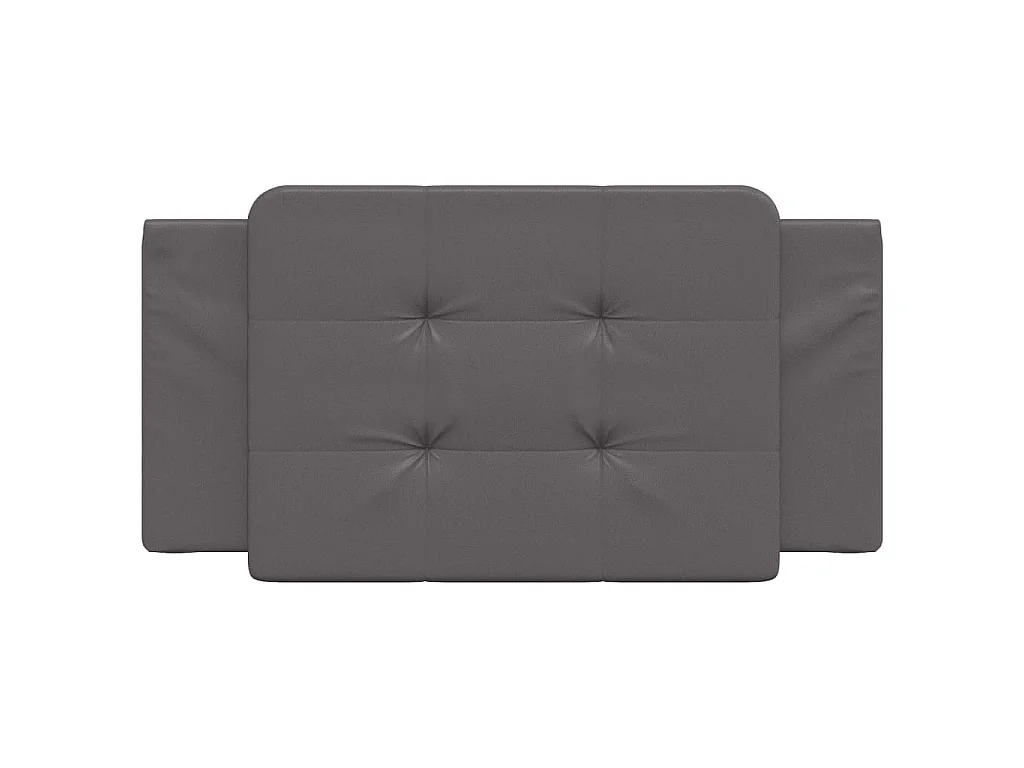 Cuscino Testiera Zadar Grigio 100 cm in Similpelle