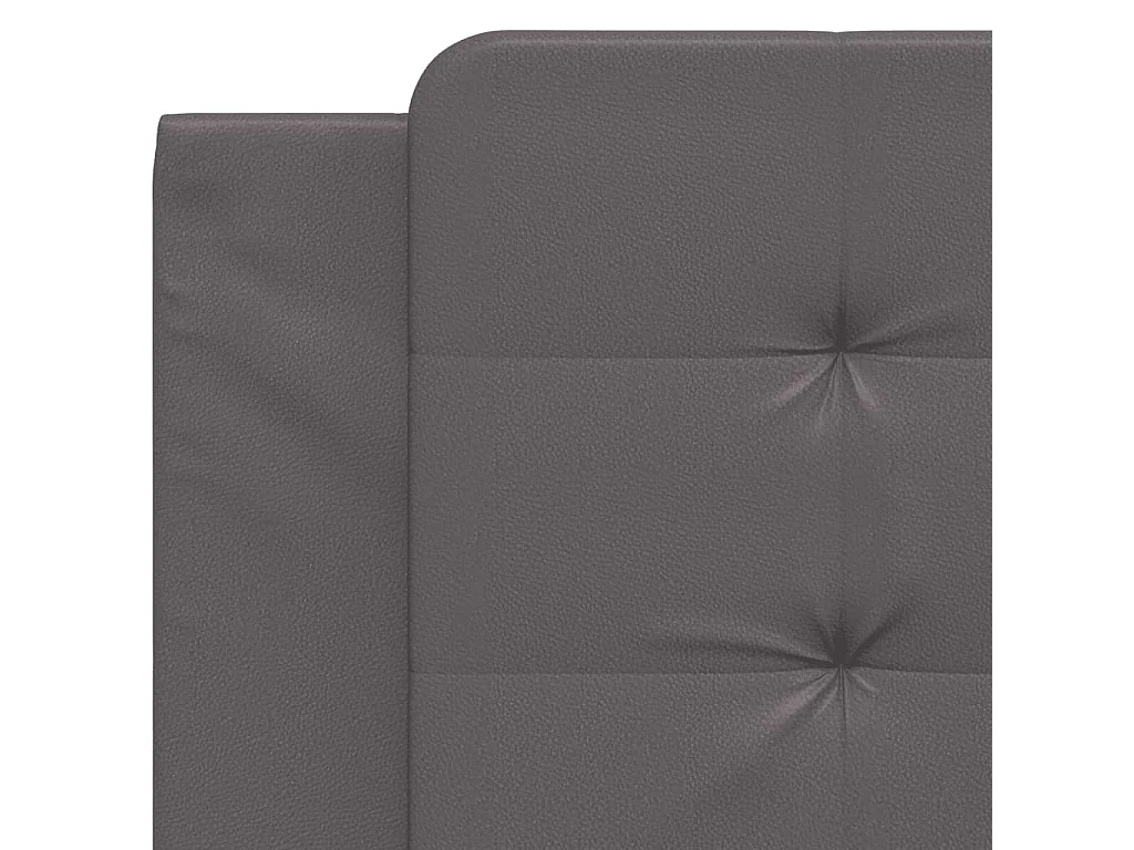 Cuscino Testiera Zadar Grigio 100 cm in Similpelle