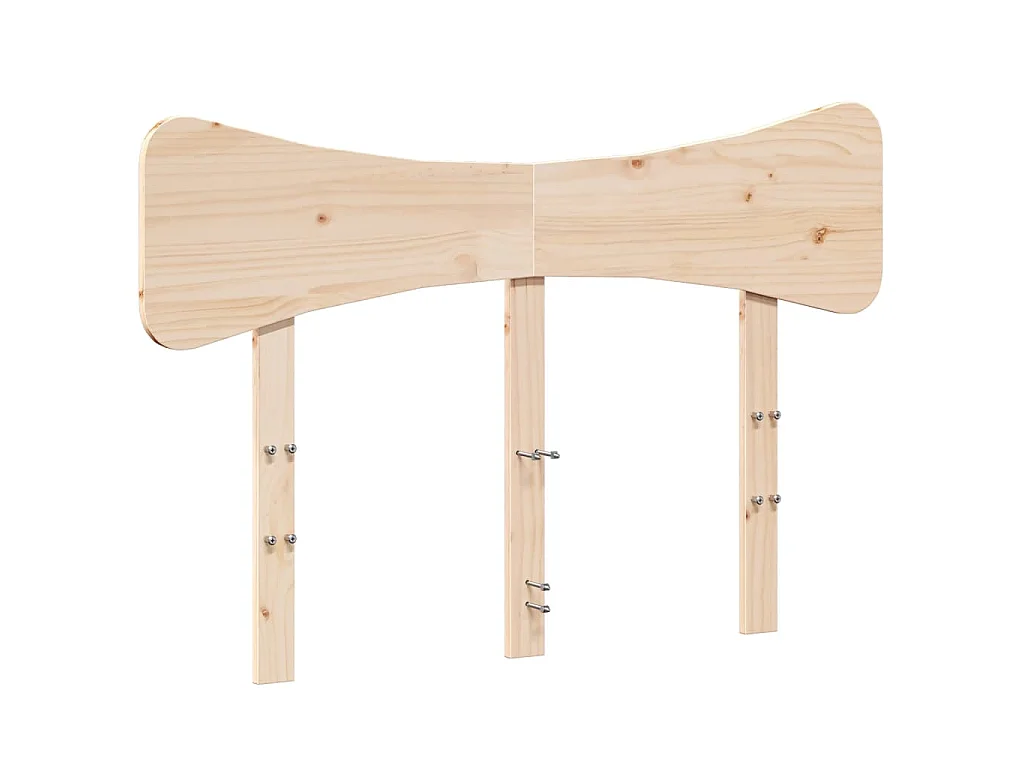 Testiera 120 cm in Legno Massello di Pino