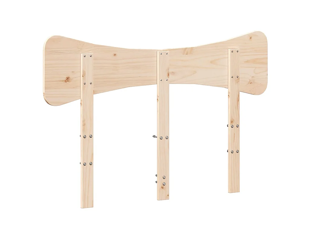 Testiera 120 cm in Legno Massello di Pino