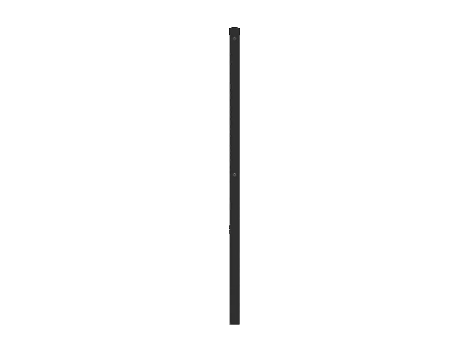 Vervangend hoofdbord 193 cm metaal zwart