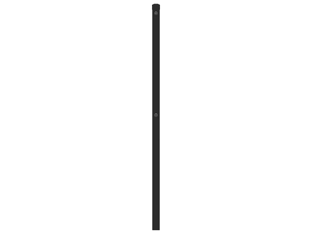 Vervangend hoofdbord 90 cm metaal zwart