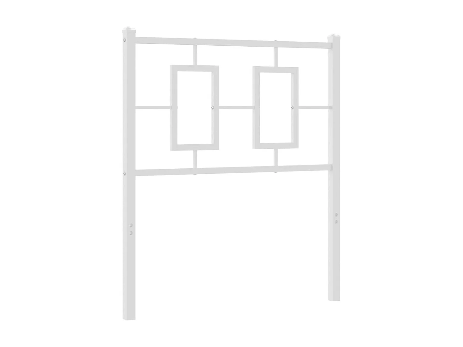 Tête de lit métal blanc 75 cm