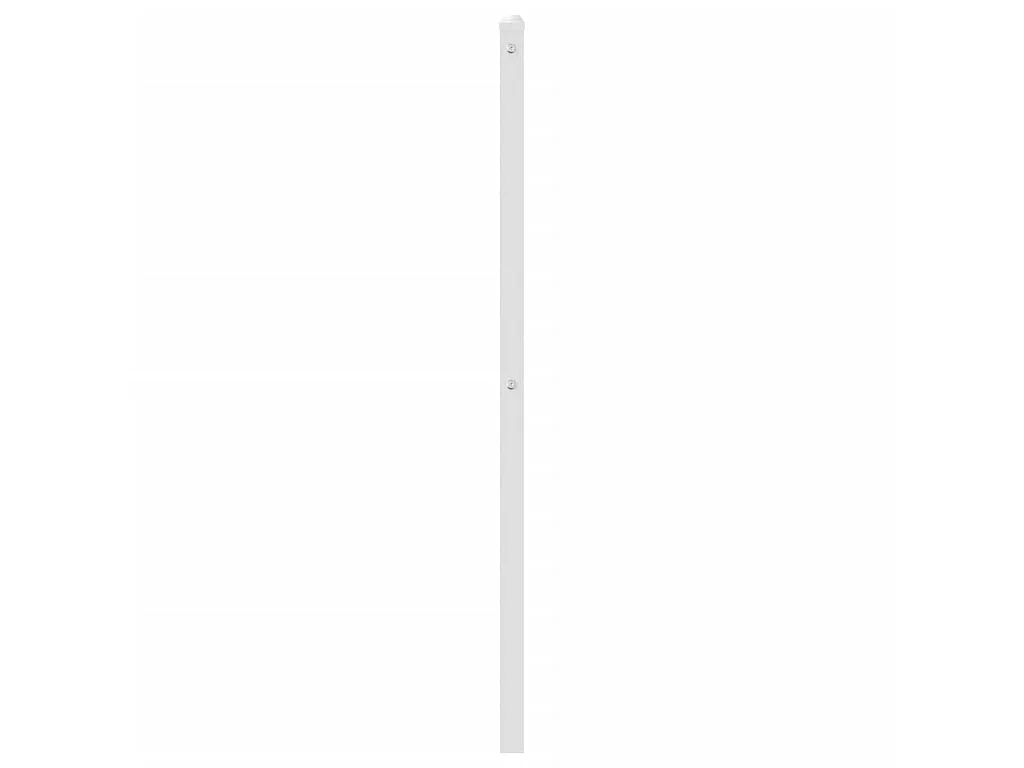Vervangend hoofdbord 75 cm metaal wit