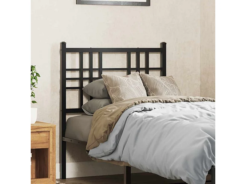 Ersatz-Kopfteil Metall Schwarz 75 cm