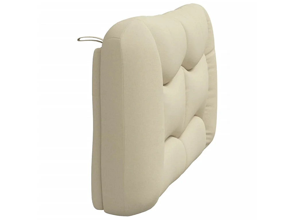 Coussin de tête de lit Hvar crème 120 cm tissu
