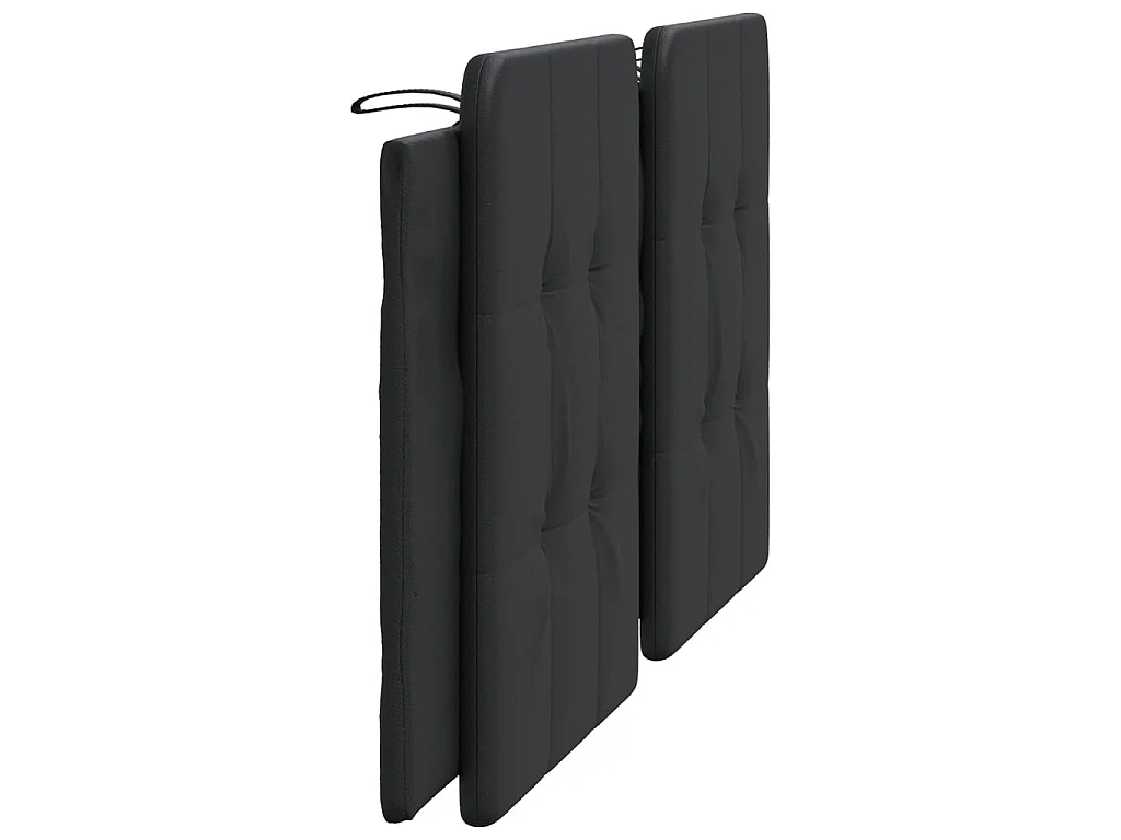 Coussin de tête de lit Zadar noir 180 cm similicuir