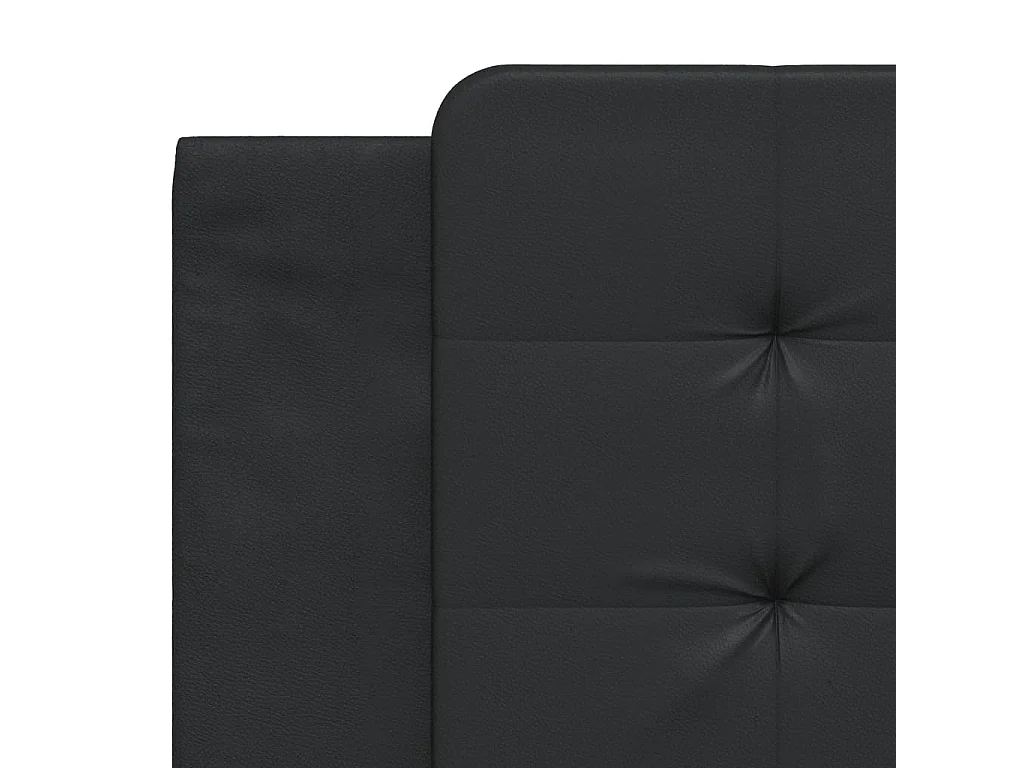 Coussin de tête de lit Zadar noir 180 cm similicuir