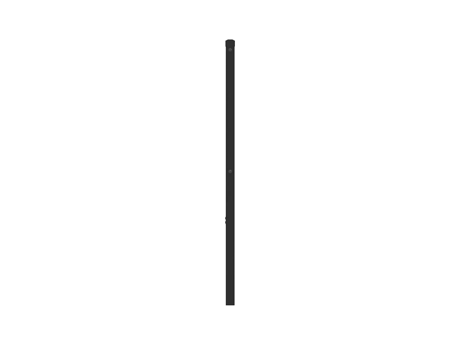 Testiera in Metallo Nero 120 cm