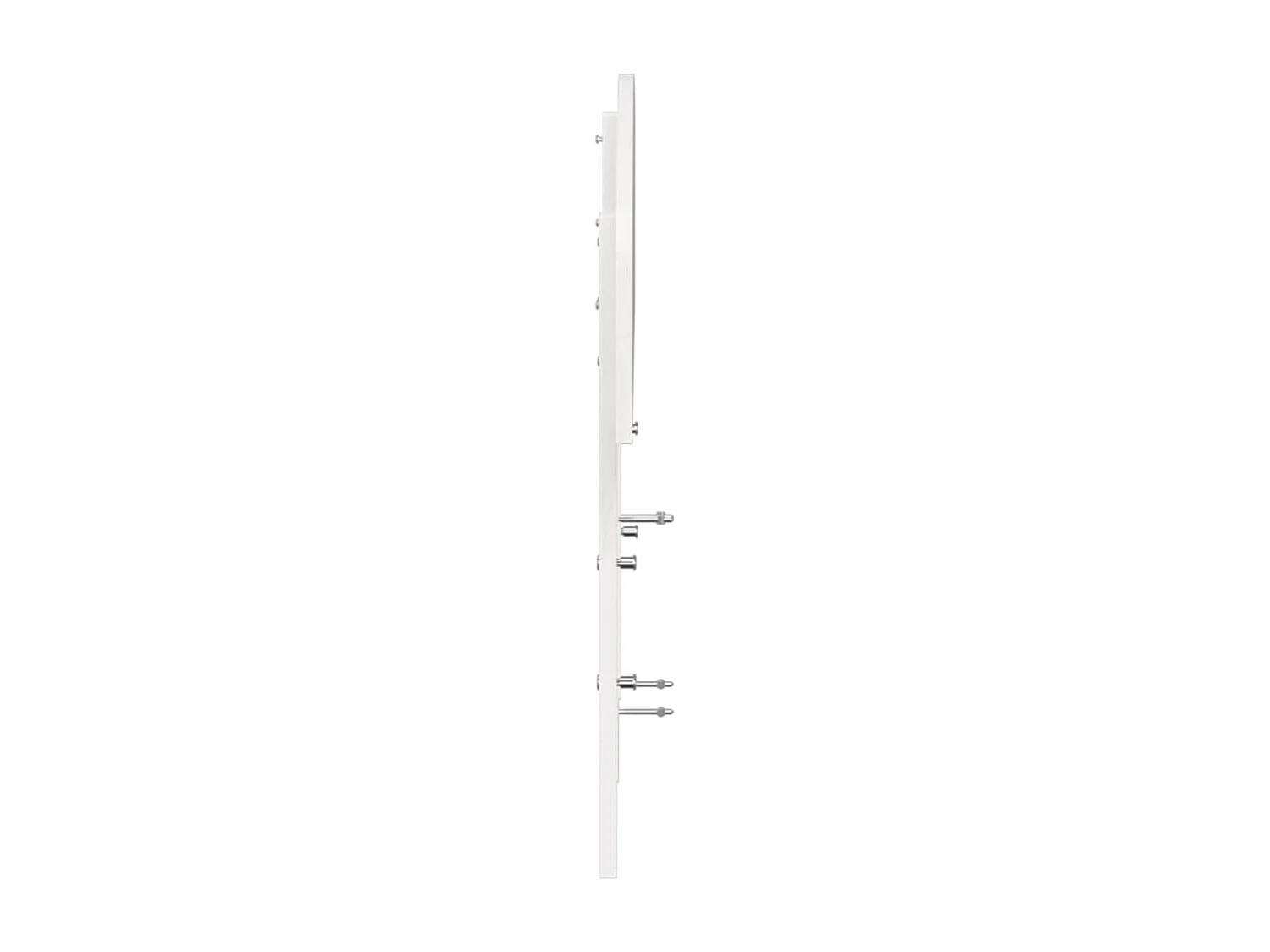 Tête de lit blanc 180 cm bois massif de pin
