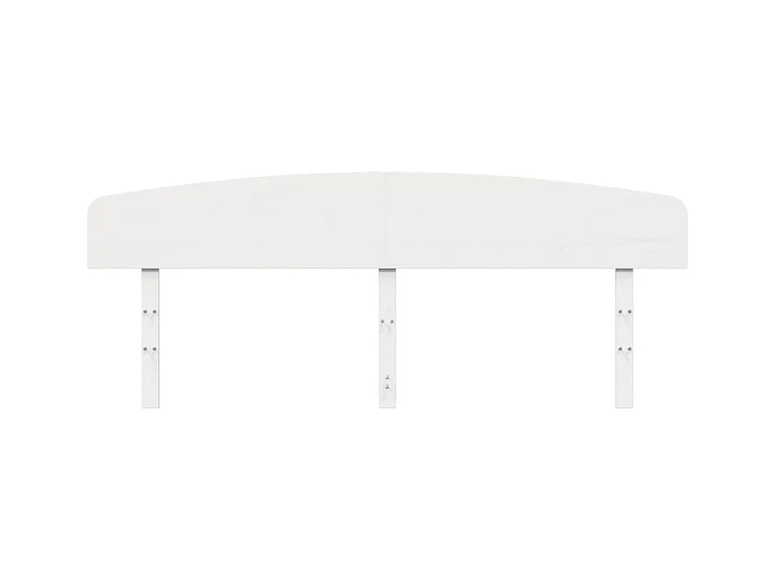 Tête de lit blanc 180 cm bois massif de pin