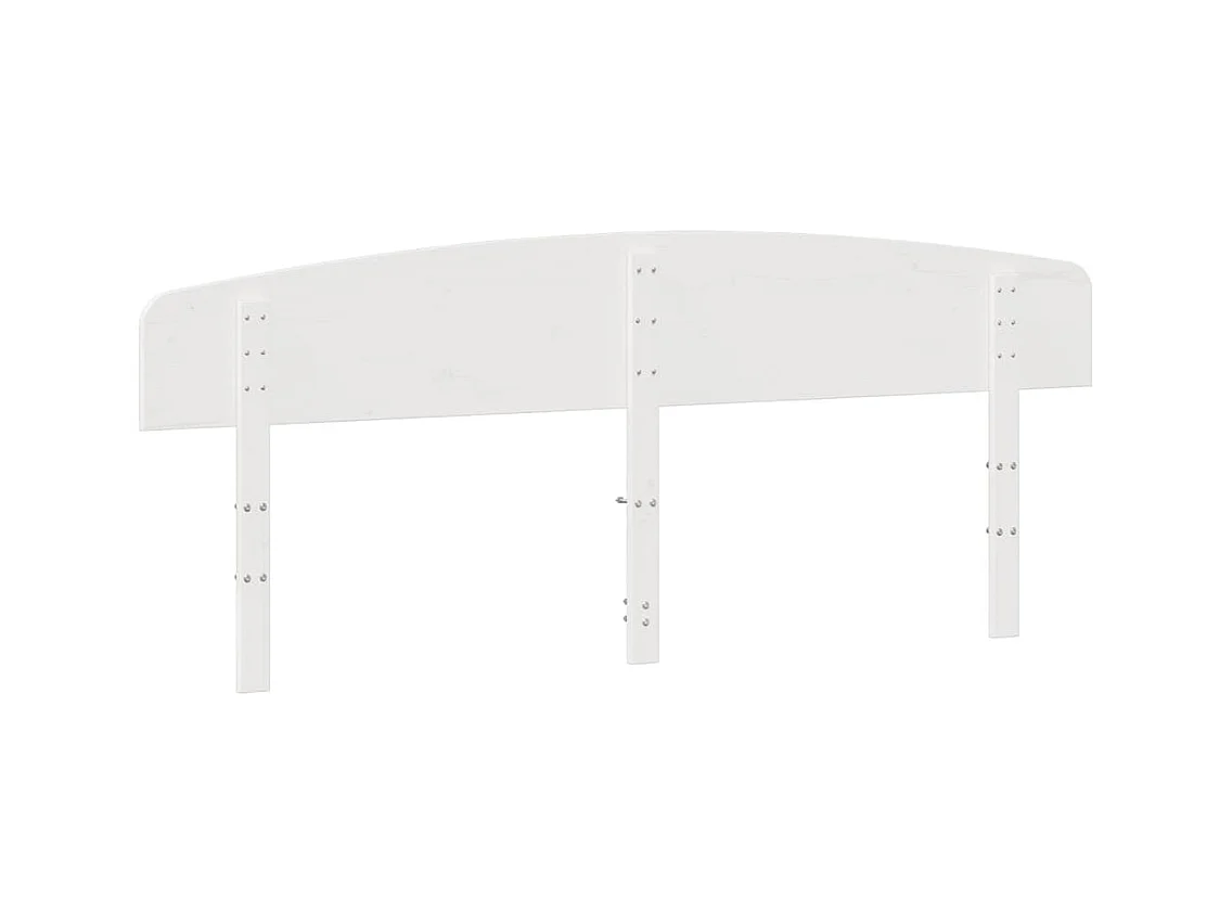 Tête de lit blanc 180 cm bois massif de pin
