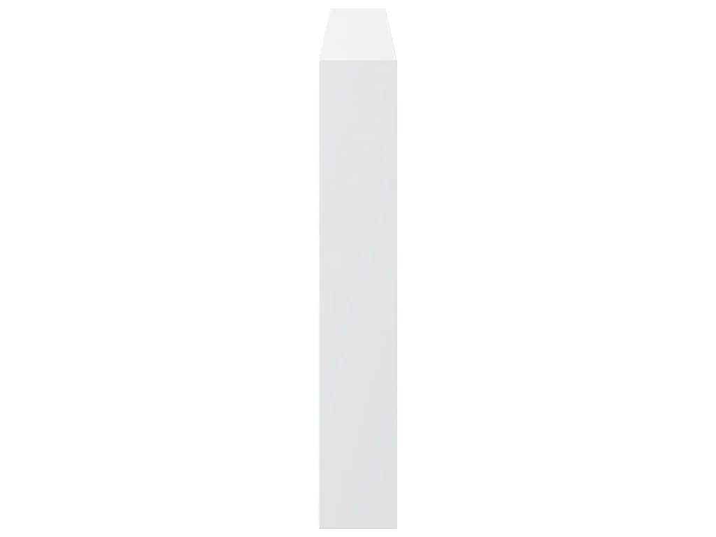 Armário de cabeceira com luzes LED 180x17x102 cm branco
