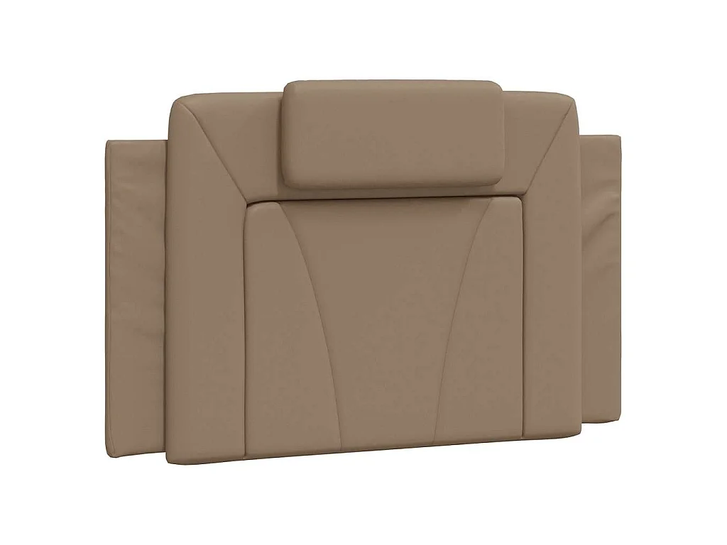 Coussin de tête de lit Viana cappuccino 80 cm similicuir