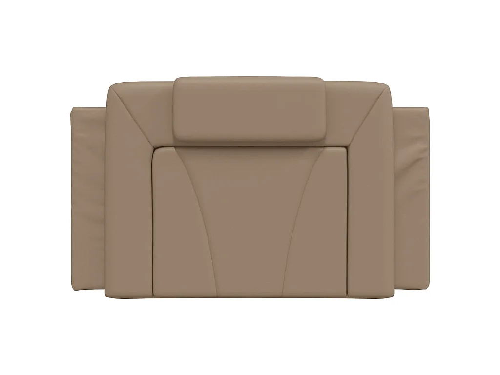 Coussin de tête de lit Viana cappuccino 80 cm similicuir