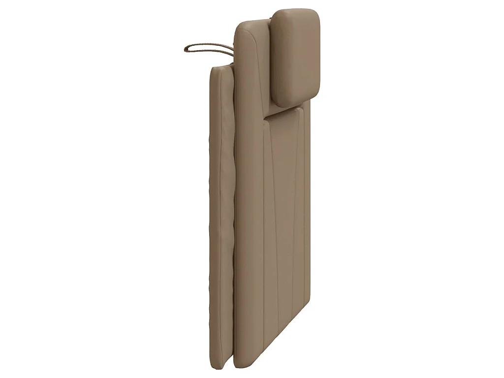 Coussin de tête de lit Viana cappuccino 80 cm similicuir