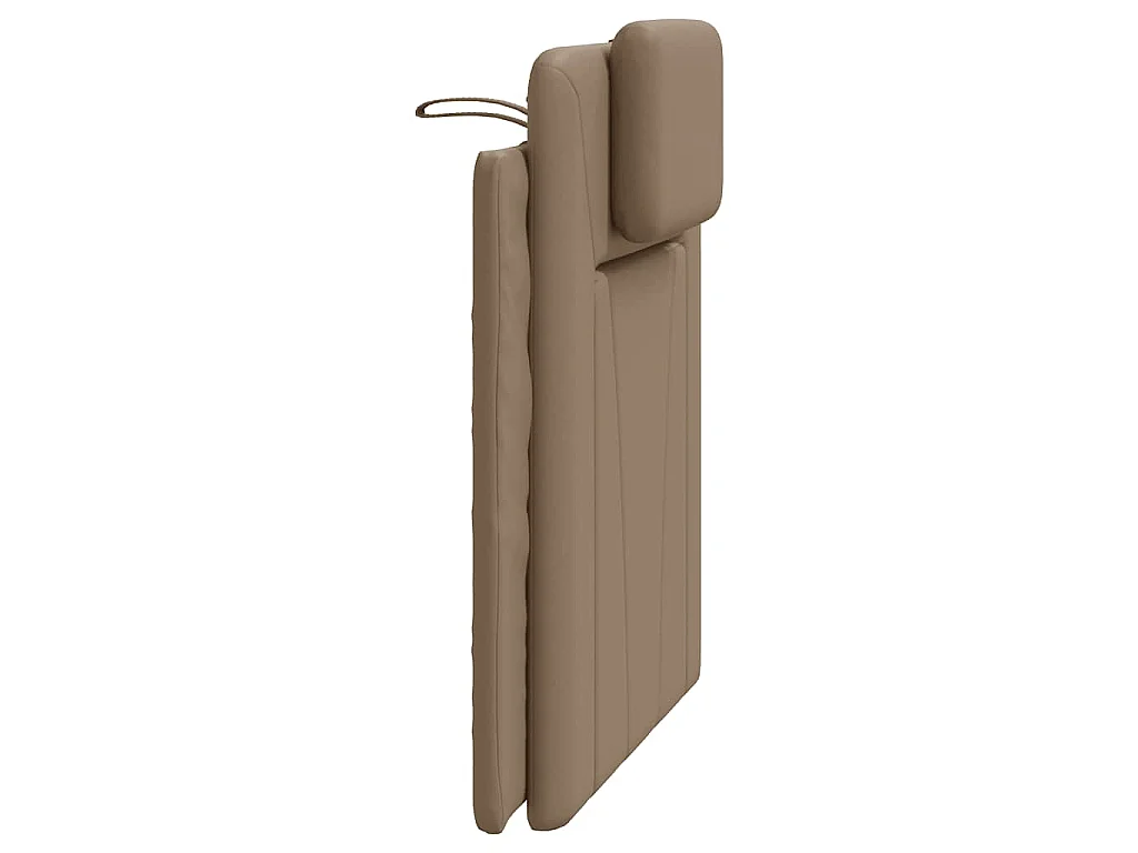 Cuscino Testiera Viana Cappuccino 80 cm in Similpelle